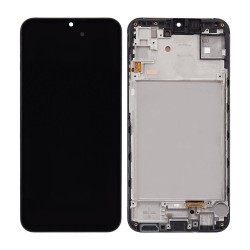 Συμβατή Οθόνη LCD και Μηχανισμός Αφής με Πλαίσιο για Galaxy A15 4G / A15 5G – SM-A155 / SM-A156 Μαύρο (Soft Oled OEM)