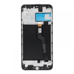 Οθόνη LCD και Μηχανισμός Αφής με Πλαίσιο για Samsung Galaxy A10 A105F Μαύρο (OEM)