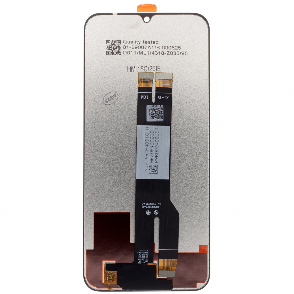 Συμβατή Οθόνη LCD και Μηχανισμός Αφής για Redmi 15C 4G Μαύρο